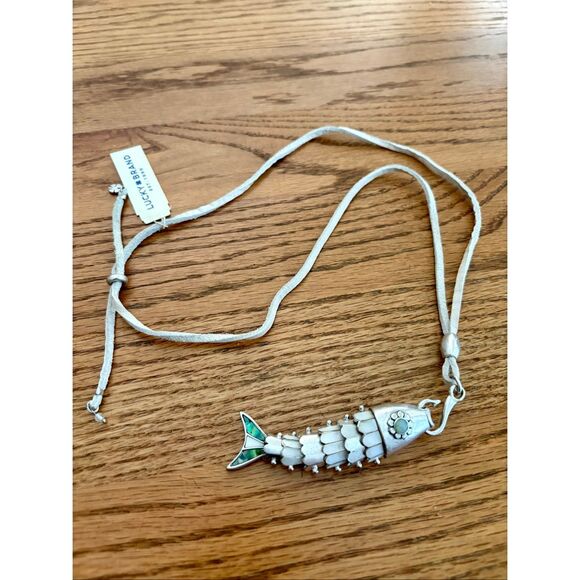Lucky Brand Jewelry - Lucky Brand | Articulated Fish Pendant Necklace | 36” Adjustable